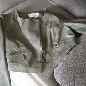 Sm leather jacket